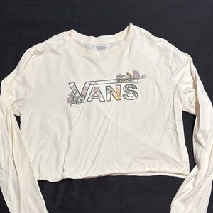 Vans Off-White Graphic Long Sleeve Tee